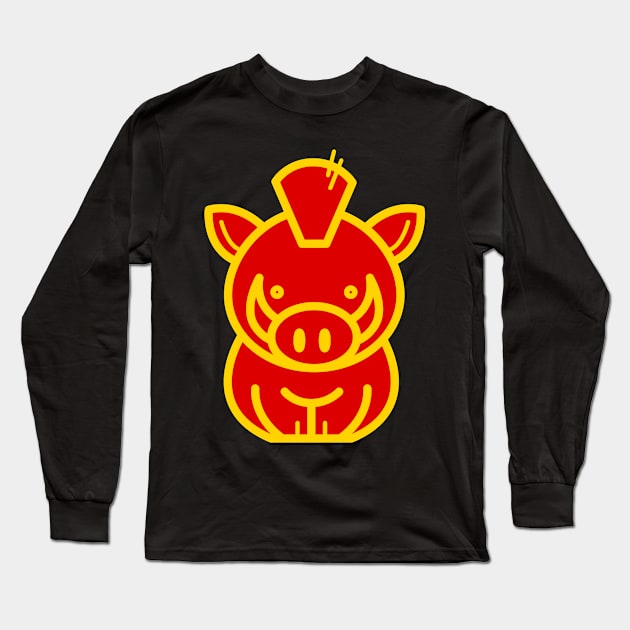 RaY Pig Long Sleeve T-Shirt by PGMcast